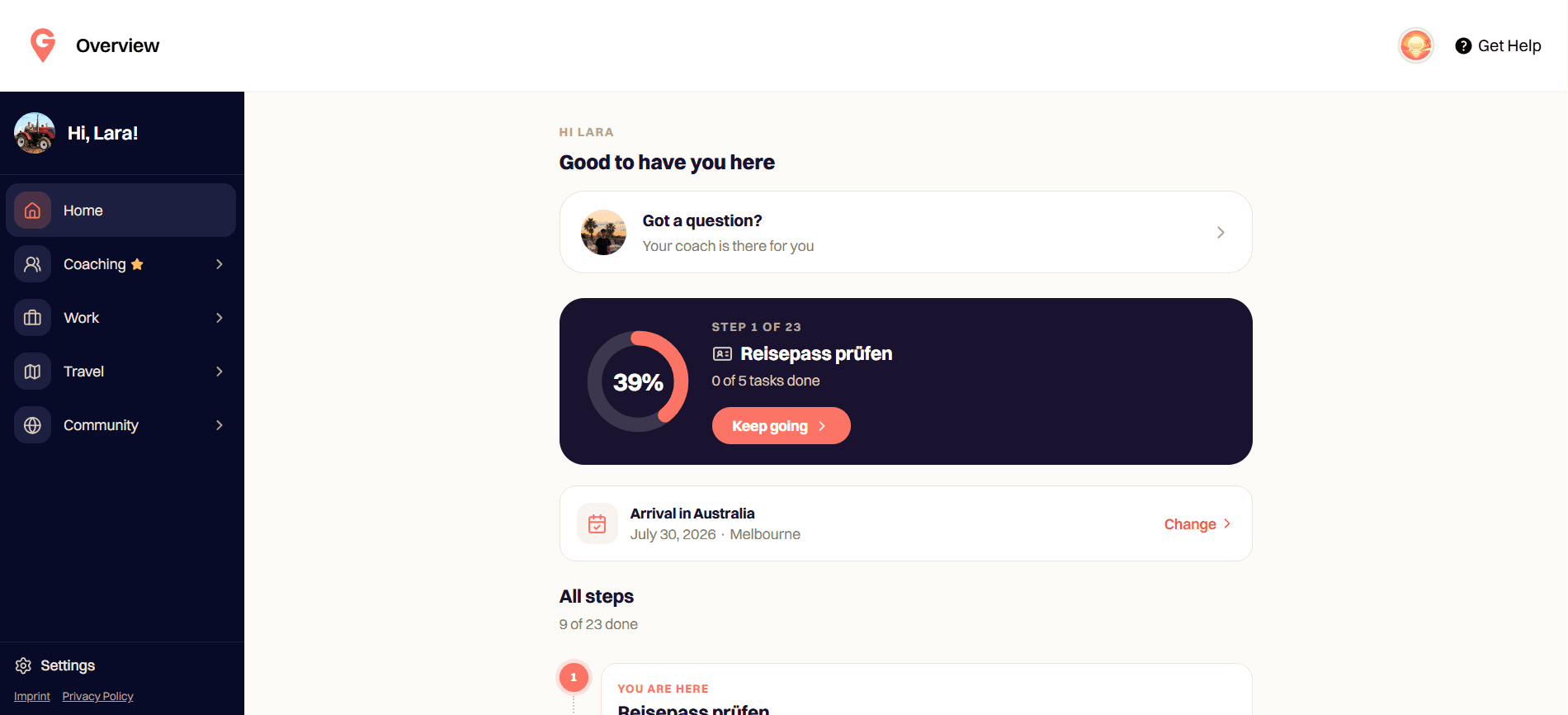 WTG Web App